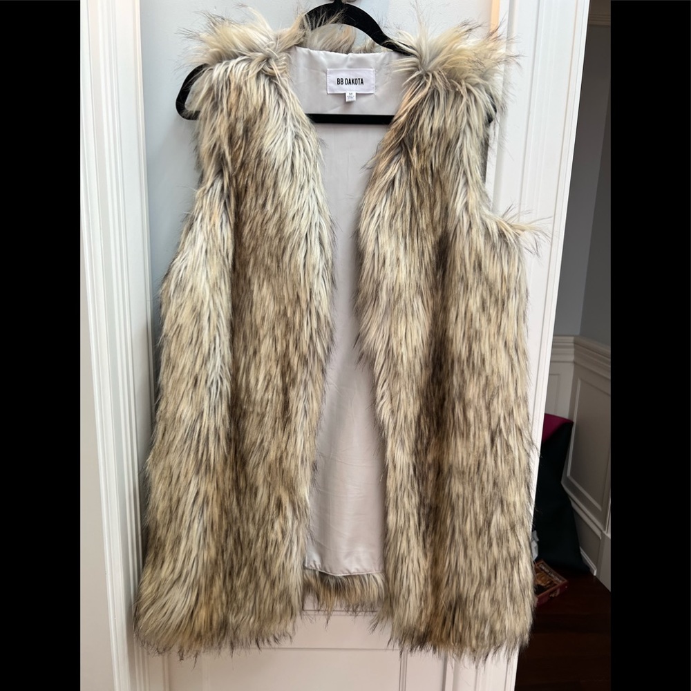 BB Dakota Faux Fur Vest